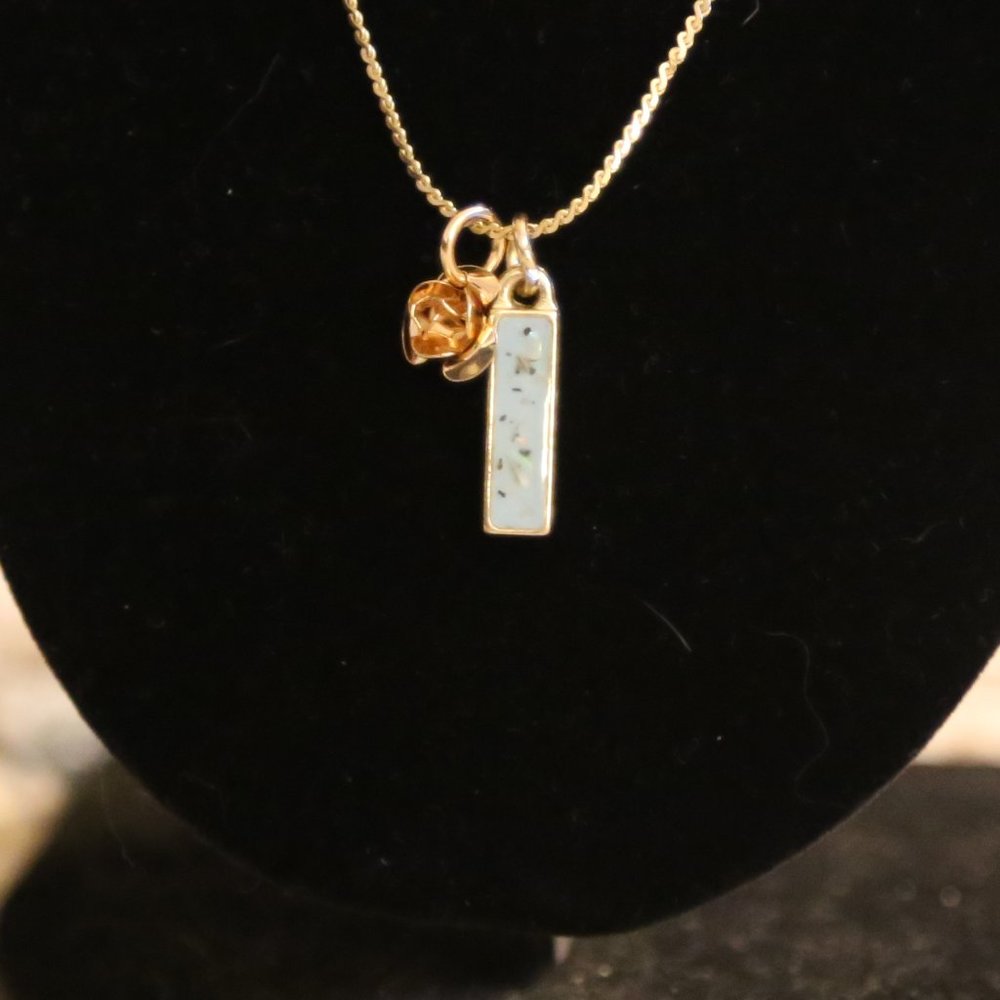 Gold Rose Necklace